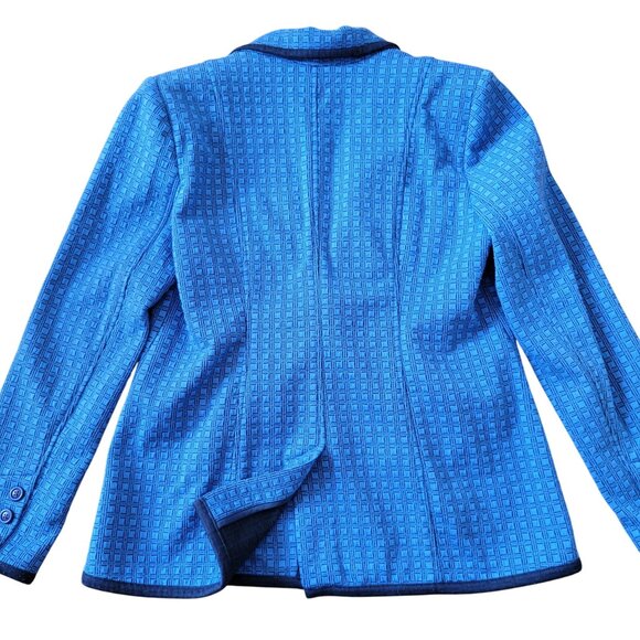 CAbi Blue Textured Blazer - Picture 5 of 7